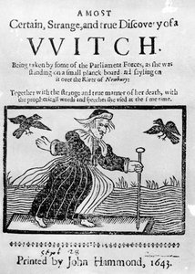 Una scoperta certa, strana e vera di una strega, 1643 da English School